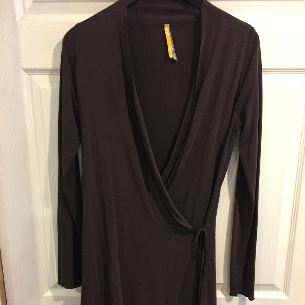 Dark Mauve Wrap Lole Wrap Dress Sz S